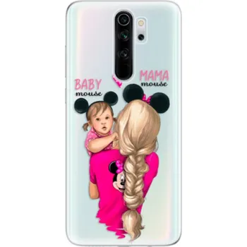 Pouzdro na mobilní telefon Odolné silikonové pouzdro iSaprio - Mama Mouse Blond and Girl - Xiaomi Redmi Note 8 Pro
