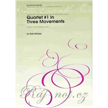 Quartet 1 In Three Movements - sax quartet (SATB)