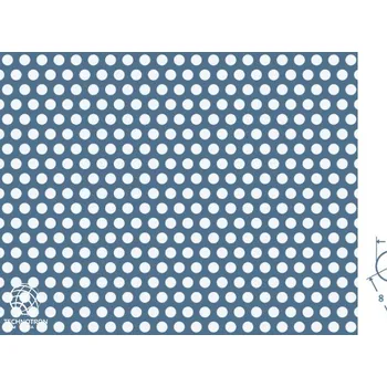 Plech Rv 5-8; tloušťka 0.8, Děrovaný ocelový plech DC01-DC05