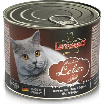 Krmivo pro kočku Leonardo rich in liver 200g