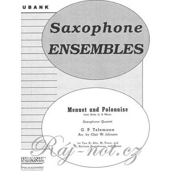 MENUET AND POLONAISE saxophone quartet (AATB) / kvartet pro saxofon
