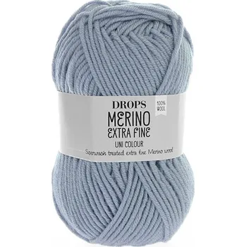 Příze Příze DROPS Merino Extra Fine uni color 38 - modrá liška