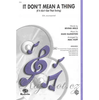 IT DON'T MEAN A THING / SSA + piano/chords