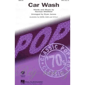 CAR WASH pro sbor SATB + piano/chords