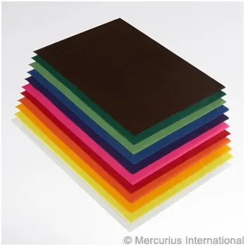 Barevný papír Vosk.transp.papíry, 50x70cm, 20 listů - oranžová