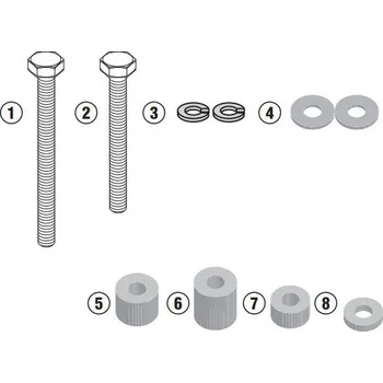 Zavazadlo na motocykl Yamaha MT-09 (13-16) kit pro montáž padacích protektorů SLD2115K