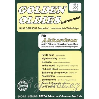 Golden Oldies for Accordion 2 / skladby v úpravě pro jeden nebo dva akordeony