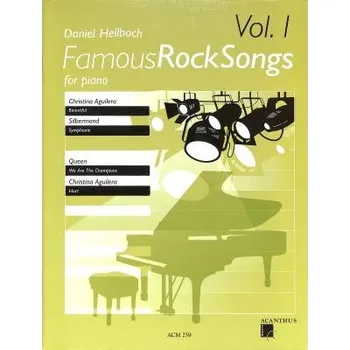 Famous Rock songs 1 - skladby pro klavír