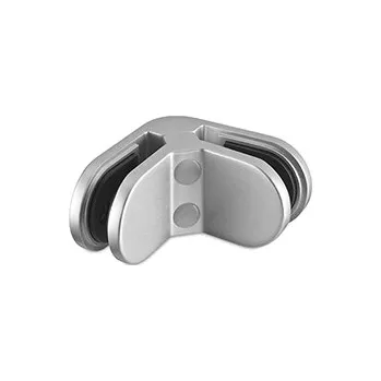 Zábradlí Hahn Steel Rohový držák skleněné výplně, AISI 316 broušený Těsnění pro sklo: 8,76mm