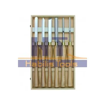 Dláto SADA soustružnických dlát Hattori - 6 ks (dřevěná krabice)