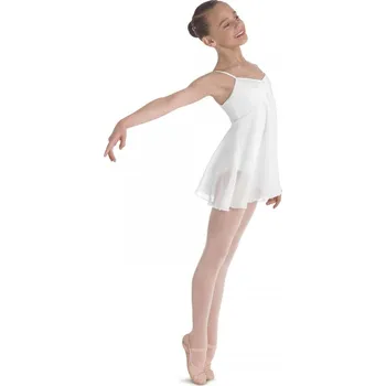 Dětský overall Bloch,Juliet - trikot se sukýnkou CL7047, bílá 140-146