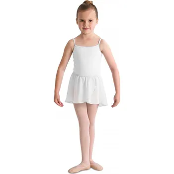 Dívčí sukně Bloch,Barre - základní dětská sukýnka CR5110, bílá 116-122