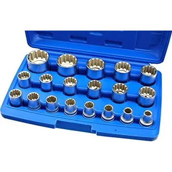 Gola sada Sada dvanáctihranných ořechů SPLINE 8-32mm 1/2