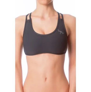 Dragonfly,Sportovní podprsenka Xenia 13, šedá L