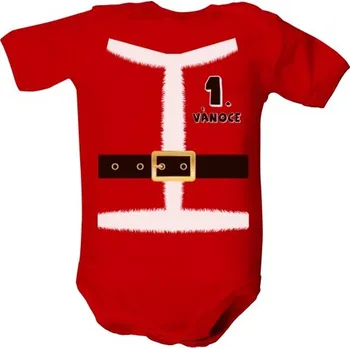 Kojenecký body Dětské body s potiskem Malý Santa dětské