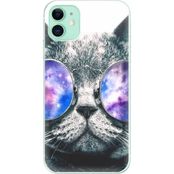 Odolné silikonové pouzdro iSaprio - Galaxy Cat - iPhone 11