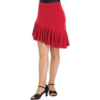 Dámská sukně Intermezzo,Dámská sukně s širším volánem 7053, ROSSO XS