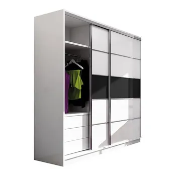 Šatní skříň Casarredo Dubaj 220 cm černá