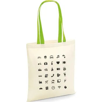 TUKAN AGENCY Taška pro cestovatele World Barva: Přírodní - Zelená limetková