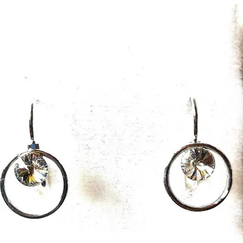 Šperk Náušnice s čirými kamínky (Náušnice z bižuterie Swarovski)