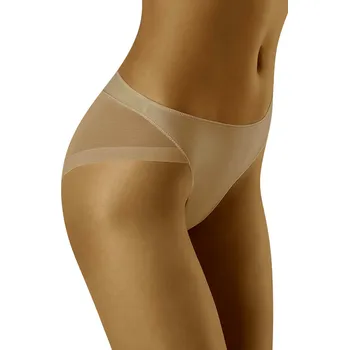 Dámské spodní prádlo Dámské kalhotky Eywa beige - WOLBAR Béžová S