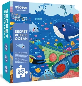 Puzzle Mideer Detektivní puzzle Oceán 35 dílků