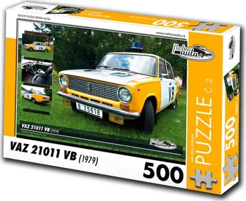 Puzzle KB Barko Retro Auta VAZ 21011 VB 1979 500 dílků