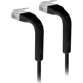 Ubiquiti U-Cable-Patch-RJ45-BK, UniFi Ethernet Patch Kabel, 0,22m, Cat6, černý