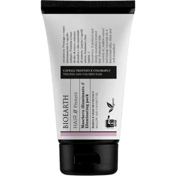 Vlasová regenerace BIOEARTH Rozjasňující maska na barvené a poškozené vlasy 150ml