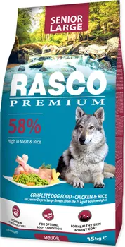 Krmivo pro psa Rasco Premium Senior Large Chicken/Rice 15 kg