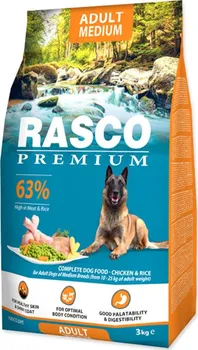 Krmivo pro psa Rasco Premium Adult Medium Chicken/Rice