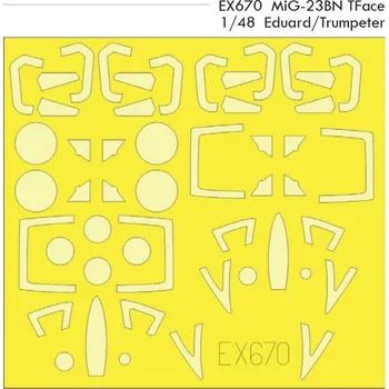 Plastikový model Eduard 1/48 MiG-23BN TFace (EDUARD/TRUMPETER)