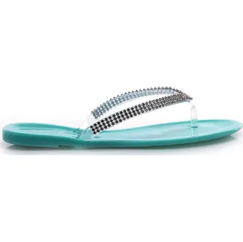 Dámské žabky Vynikající modré žabky 37