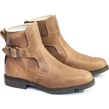 Jezdecká obuv Pérka Hobo -AFGHAN- - Světle hnědá - 44