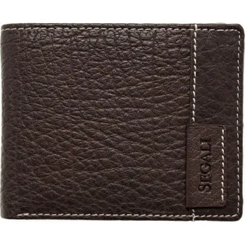 Peněženka SEGALI Pánská kožená peněženka 27119 - tmavě hnědá