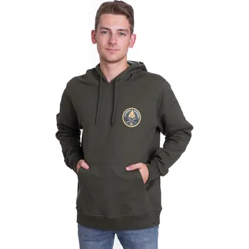 Pánská mikina Recenze Element EA Logo Printed mikina Olive Drab