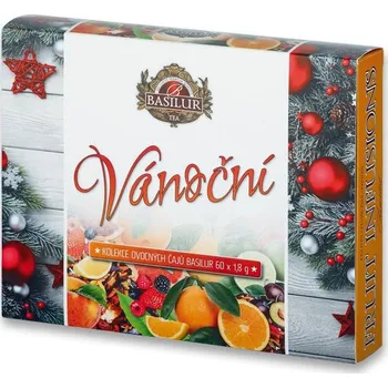 Čaj Basilur Vánoční kolekce ovocných čajů 60 x 1,8 g