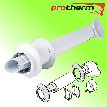 Kouřovod PROTHERM Sestava vodorovná 60/100 mm 0,75m, kondenzační