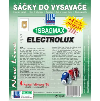 Sáček do vysavače JOLLY Sáčky do vysavače 1SBAG MAX - textilní Vůně sáčku: Horská louka