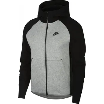 Pánská mikina NIKE Sportswear Tech Fleece 928483-064 šedá/černá