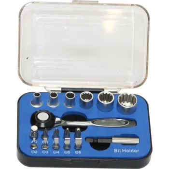 Gola sada Super Flying Model Sada gola s ráčnou a bity 18-dílná - NA3495