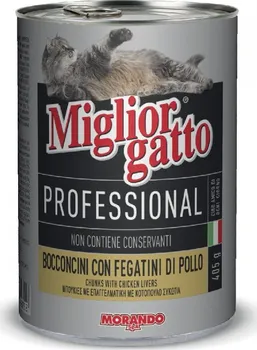 Krmivo pro kočku Miglior Professional kuřecí játra 400 g