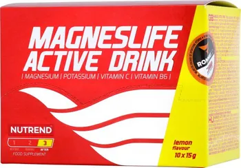 Nutrend Magneslife Active Drink 10 x 15 g citron