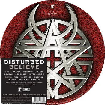 Zahraniční hudba Believe - Disturbed [LP] (Picture)