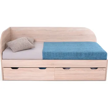 Postel Postel s roštem a úložným prostorem Rea Gary 90cm - Postel s roštem a úložným prostorem