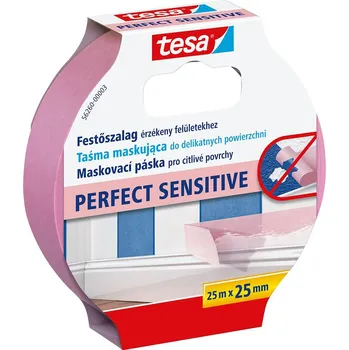 Lepicí páska Maskovací páska na tapety Tesa Perfect Sensitive, 25 mm x 25 m