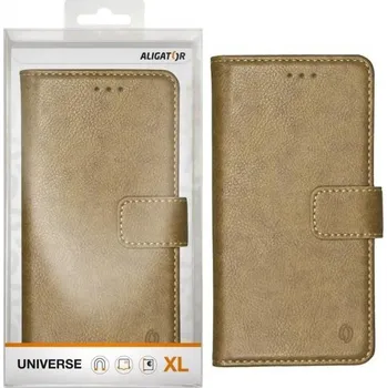 Pouzdro na mobilní telefon Aligator Universe XL hnědé