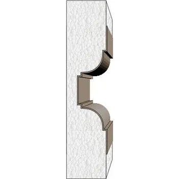 Stavební profil Dekora-Stuck Nutový profil 313260