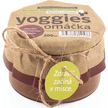 Krmivo pro psa Yoggies Omáčka hovězí maso/červená řepa 200 ml