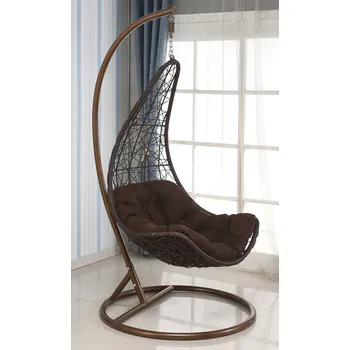 Zahradní houpačka Houpačka závěsná Margarita hnědý polstr